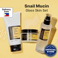 COSRX Advanced Snail 96 Mucin Power Essence | Snail 92 All in one Cream | Snail Mucin Gel Cleanser