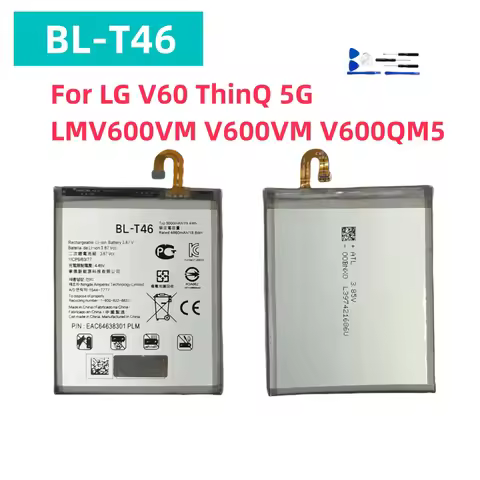 Original Replacement Battery BL-T46 5000mAh Battery For LG V60 ThinQ 5G LMV600VM V600VM V600QM5 BL T