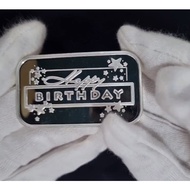 Silver Towne 1oz Happy Birthday Silver Bar in Gift Box