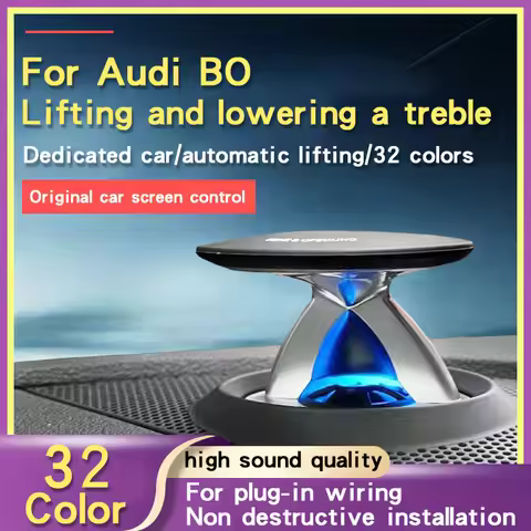LHD 32 Colour LED Lifting Tweeter Speaker For Audi A4 A5 A6 A7 Q5 Q7 Q8 C7 C8 B9 Car Instrument Elec