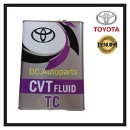 AUTO TRANSMISSION FLUID TOYOTA TC CVT GEAR OIL 4LITER  VELLFIRE ESTIMA ACR50(08886-02105)