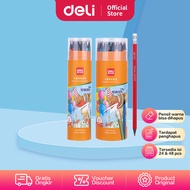 Deli Erasable Colored Pencil / Pensil Warna dapat di hapus Warna Terang 7073