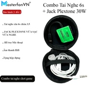 Combo Genuine MasterfanVN Headphones with 3.5mm pin and Plextone GS1ip conversion Jack
