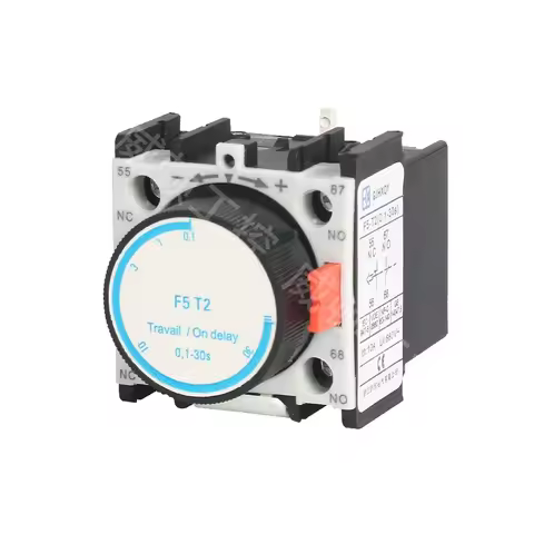 AC Contactor Of Air Delay Head (auxiliary Contact F5-T2 To T4, D2, D0) Time Delay Auxiliary Contact 