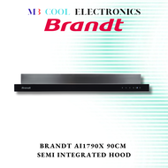 BRANDT AI1790X 90CM INTEGRATED HOOD + 2 YEARS WARRANTY