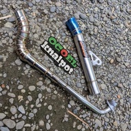 Exhaust Blue TIP SUPER OPEN CANISTER PRO SPEED DS4 KOU SUPER OPEN FORLEO RL EKZOS Y15ZR EX5 WAVE 100