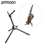 [ammoon]Tenor Saxophone Stand Sax Floor Stand Holder Stainless Steel Foldable with Carry Bag