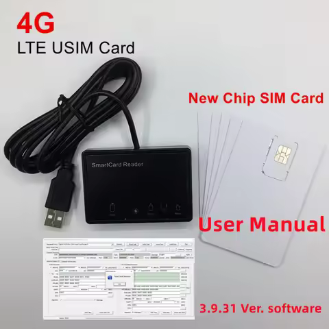 OYEITIMES LTE WCDMA ICCID SIM USIM 4G Card Reader Writer Programmer With 5pcs Blank Programable Card