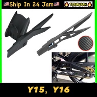 Yamaha Y15ZR Y15 Y16 Rear Inner Chain Case Fender COVER RANTAI PETI RANTAI Y SUKU CARBON HALF / FULL INNER MUDGUARD EKOR