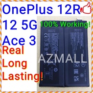 (100W) NEW ORI Long Lasting Stable Battery BLPA33 BLPA25 OnePlus 12R 12 5G /Ace3 Ace 3 /CPH2609 CPH2