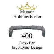 Drop Bar Carbon 400mm Dropbar Aero Ergonomic Flat Design Road Bike
