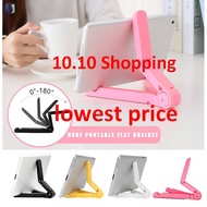 Foldable Tablet Holder Desktop Big Phone Holder Stand Bracket Mount Adjustable for iPad iPhone