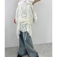 Women's Lace Skirt 80cm Long By Naisu Handmade-NS470