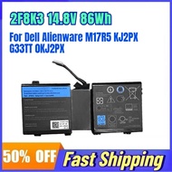 2F8K3 14.8V 86Wh Laptop Battery for Dell Alienware M17R5 KJ2PX G33TT 0KJ2PX Replace Rechargeable Lit