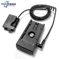 NP-F970 Battery Buckle Plate with DRE5 DC Connector Suitable for Canon XSi XS 450D 500D