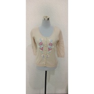 AA86 PREMIUM PRELOVED VINTAGE DOLLY KNITTED CARDINGAN