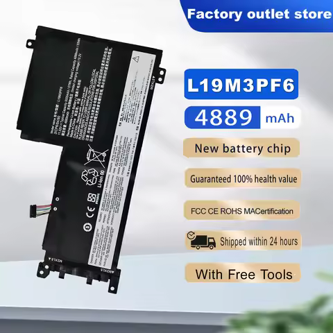 DXT New Laptop battery L19C3PF6 L19D3PF3 L19C3PF4 L19M3PF6 L19L4PF1 for Lenovo Ideapad 5-15IIL05 81Y