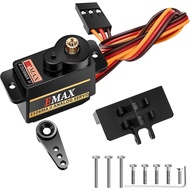 Moxweyeni RC Servo Steering SCX24 Axial Servo Upgrade with Mount Bracket and Arm for RC Car Boat Mod