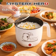 MysteryHero Electric Portable Mini Rice Cooker Periuk Nasi Multicooker Steamer Pengukus Periuk Nasi 