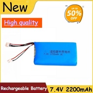 New 7.4V 2200mAh Lipo  Rechargeable Battery For FrSky Taranis Q X7  Dx6 Dx6e Transmitter Spektrum DX