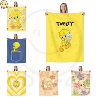 Tweety Bird Ultra-Soft Micro Fleece Blanket printing patterns, fashion, warmth, soft, bed and sofa b