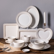 Bemular Dining Kitchen B2 J4 Mimosa Series Japanese Household Kiln-Changed Tableware Ceramic Bowl Pr