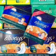 Băng vệ sinh Always ban đêm 38 miếng