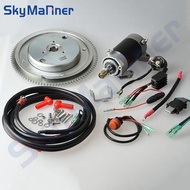 Electric Start Kit For YAMAHA Outboard Motor E60H 2 Stroke 60HP Model 6K5 Boat Engine Accessories Re
