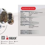 Tangki Swan Be-16 2In1 Elektrik &amp; Manual / Sprayer Elektrik Swan /