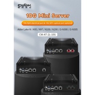 Intel N100/N200/N350 processor, 82599 Dual 10G SFP+,AQC113C single 10G,x550 10G Ethernet expansion (