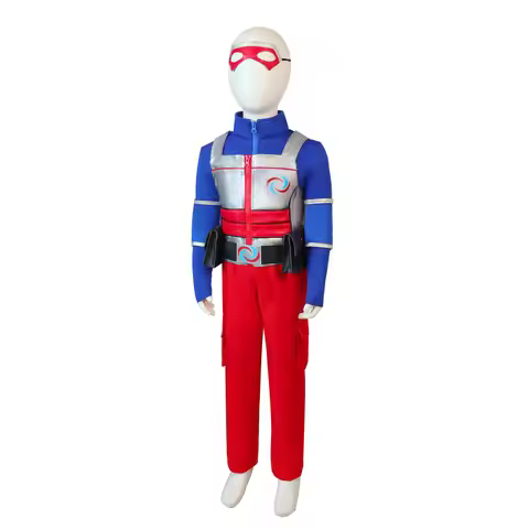 Henry Danger Cosplay Costume Henry Cosplay Danger Boys Vest Pants Belt Sets Men Women Kids Halloween