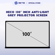 Heco 100” Inch Anti-Light Grey Projector Screen