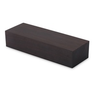 HS-Ebony wood block, rough, craft wood DIY knife handle, musical instrument handle 12x4x2.5cm solid 