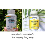 วิตามินซี Timed Release Vitamin C with Rose Hips &amp; Acerola 1000 mg 100 VegCaps (Solaray®)