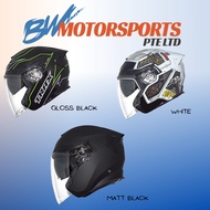 Trax  Open Face Motorcycle Helmet With Sun Visor - PSB Approved