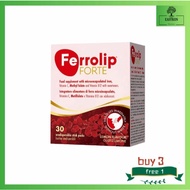 【On Sale】 Ferrolip FORTE Iron Supplement  Lemon Flavor Iron Supplement with Vitamin C & B12