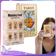 English Tarot Cards Tarot Deck Cards Portable Tarot Cards Tarot Deck Guide English Version