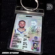 Drew Original Kelly Irving Boarding Pass Series Bag Hanging Homemade Irving Fan Commemorative School