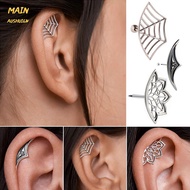 MAINAUSHUI6W 1Pc Spider  Stud Earrings, Punk Gothic Cartilage Stud, Personality Alloy Piercing Jewel