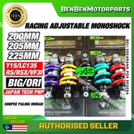 AJI RACING Monoshock Adjustable LC135 RS150 Y15ZR RSX Y16ZR VF3I 200MM 205MM 225MM 230MM ORIGINAL BI