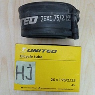 United Tube Inner Tube 26x1.75-2.125 AV 26 x 1.75-2.125 AV