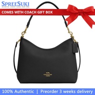 Coach Handbag In Gift Box Laurel Shoulder Bag Black # CR148