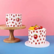 蛋糕圍邊6cm8cm蛋糕圍條慕斯圍邊圍條草莓奧利奧愛心圖案紙