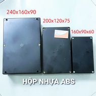 Hộp nhựa ABS nhiều mẫu 240x160x90 (Hộp lớn) / 200x120x75 (Hộp trung) / 160x90x60 (Hộp nhỏ). Hộp nhựa