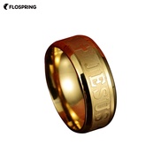 Stainless Steel Jesus Ring for Engagement Unisex Jesus Cross Ring Jewelry Jesus Cross