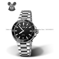ORIS 0173377314154-0781805P Women's Watch Aquis Date Automatic 36.50mm SS Bracelet Black *Original