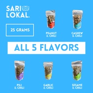 Dilis Delight (All Flavors in 25g or 150g) - 5 pieces Flavored Crispy Fried Dilis Snacks