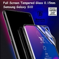 BASEUS ORIGINAL Tempered Glass Full Screen Samsung Galaxy S10 S 10 0.15mm 4D Anti-Scratch Protector