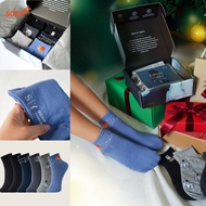 Socksy ถุงเท้า Box Set รุ่น BOX-CB-002 Fashion (เซ็ท 6 คู่)