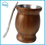 Yerba Mate Cup Tea Cup Gifts Double Wall to Clean Stainless Tea Cup/gourd Set for Tea Room Home Dorm